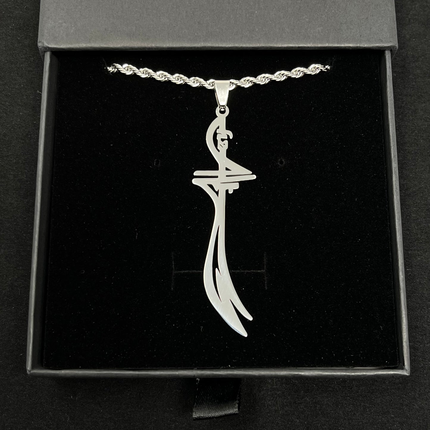 Zülfikar Kette mit Hz. Ali Schriftzug