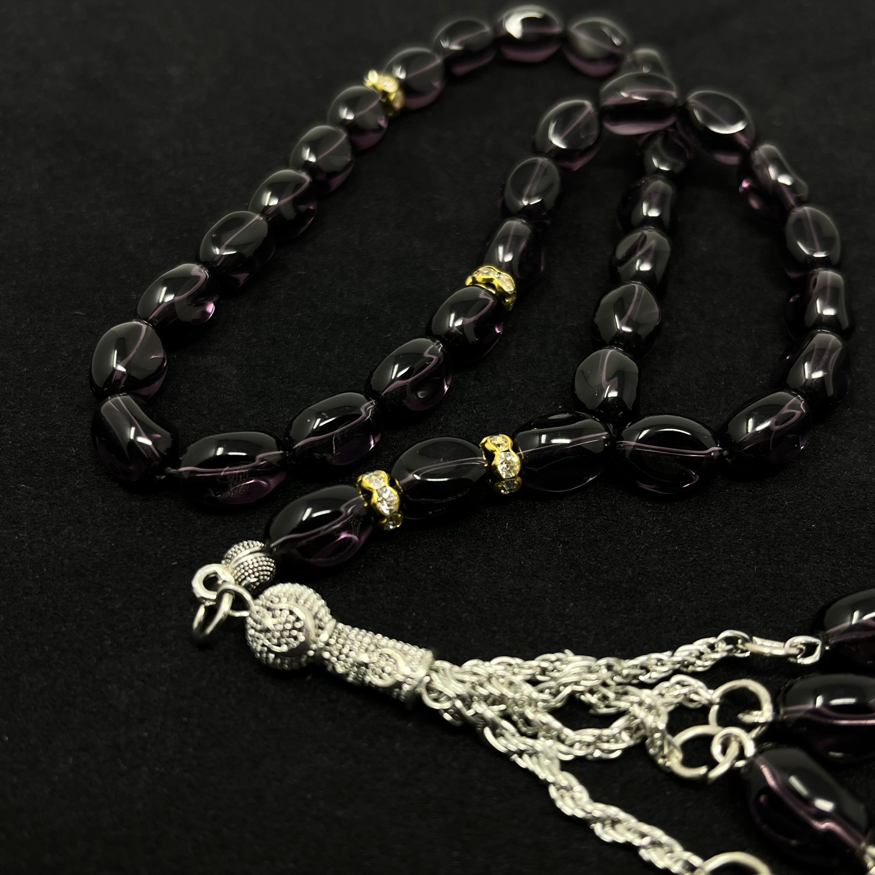 Amethyst Eleganz – Hand-Tesbih