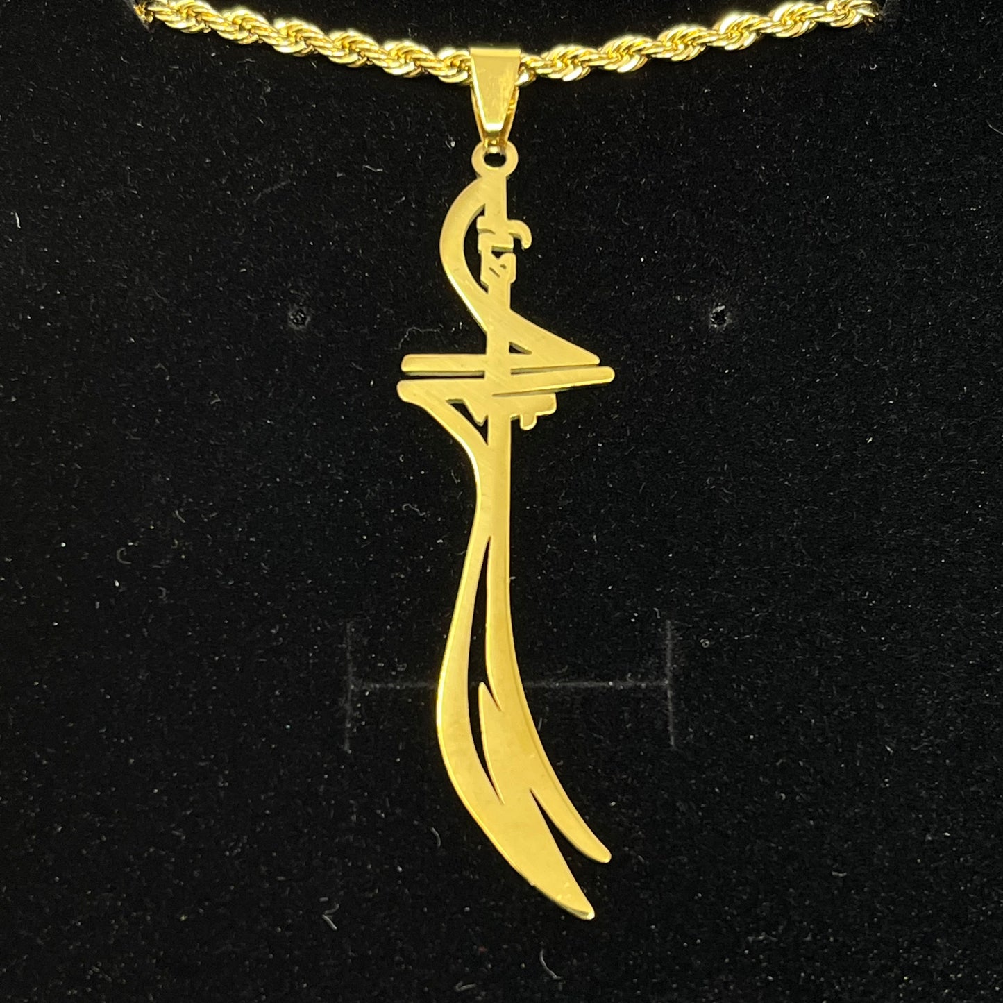 Zülfikar Kette mit Hz. Ali Schriftzug